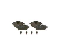 0986 494 450 Rear Brake Pad Set 4x Pads Prepared For Wear Indicator By Bosch