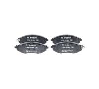 BOSCH Brake pad set 0 986 494 684 Low-Metallic with acoustic wear warning with anti-squeak plate CHEVROLET: Spark