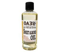0A3 Sweet Almond Oil 50ml - 100% Pure Cold Pressed Carrier Oil - Rich in Vitamin E - Natural Massage Oil for Hair, Face & Body - Lightweight Moisturising Oil for Dry & Sensitive Skin