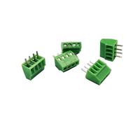 0pcs 2.54mm Pitch PCB Mount Screw Terminal Block Connector (4 Pole 2.54mm)