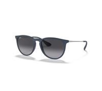 Ray - Ban Woman Ray - Ban RB4171 ERIKA 60028G Sunglasses Injected Blue Grey Pantos Normal Shaded