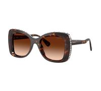 Swarovski SK6062U 109474 Woman Sunglasses Acetate Turtle Brown Butterfly Normal Nuanced