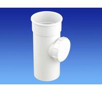 0T274W WHITE Osma Rainwater Downpipe Access Pipe - with Door 68mm