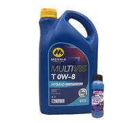 0W-8 Morris Multivis ECO T Fully Synthetic Engine Oil API SN 5L + Screen Wash
