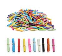 0XBIT Mini Scrolls, 350 Pieces Vintage Bottle Scroll Christmas Paper, Random Color, Bottles Wishing Rolls with Mini Metal Ring, Suitable for Decoration, Memos, DIY Gifts, Lottery Draws