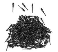 0XBIT Plastic Dart Tips, 200 Pieces Black Soft Tip Darts, Dart Tip Replacement Tips, Darts Set, Dart Accessories, Suitable for Electronic Targets
