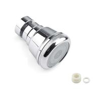 0XBIT Tap Aerator, Stainless Steel Splashproof Kitchen Tap Aerator, 360° Rotating Aerator, 3 Water Flow Modes, Faucet Aerator, Suitable for Kitchen, Bathroom, Sink