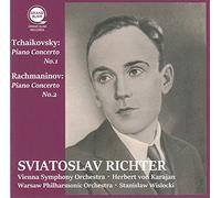 チャイコフスキー : ピアノ協奏曲 第1番 | ラフマニノフ : ピアノ協奏曲 第2番 (Tchaikovsky : Piano Concerto No.1 | Rachmaninov : Piano Concerto No.2 / Sxiatoslav Richter | Vienna Symphony Orchestra & Herbert von Karajan | Warsaw Philharmonic Orchestra & Stanislaw Wislocki) [CD]