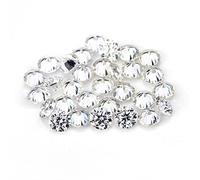 1.0 Carat Per Pack Small Size from 0.7mm to 3.0mm Loose Moissanite Gemstones D Colorless VVS1 Excellent Round Cut for Custom Diamond Jewely, S, stone, Moissanite