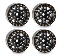 1.0 Inch Brass Wheel Rims & Tires Set For Traxxas For TRX4M 1/18 RC Crawler