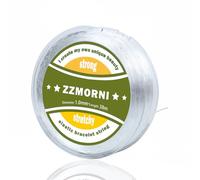1.0 mm x 38 m Clear stretchy elastic thread for bracelet and jewelry making, perfect for creating elasticated string bracelets, necklaces, and beaded decorations