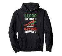 $1,000 A Day Keeps The Day Job Away for Entrepreneurs Pullover Hoodie