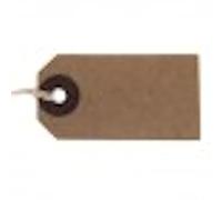 1,000 Buff manilla STRUNG TAGs/ TICKETS/HEAVY DUTY 82x41mm