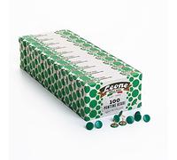 1,000 colourful drawing pins in lion green, cue with 10 boxes of 100 pieces, made in Italy