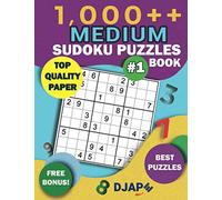 1,000++ MEDIUM Sudoku Puzzles Book: Top Quality Paper, Best Puzzles, Free Bonus! (High-Volume Spatial Logic: The Master Sudoku Grid Compendiums)