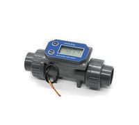 1" 1-1/2" 2" 2-1/2" 3" Tur-bine Flow Meter Electronic PVC Flowmeter With LCD Digital Display For Farm/Garden Irrigation Precise Readings(With cable,DN32)
