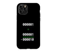 1+1=10 Binary Math Joke Programmer Humor Case for iPhone 11 Pro