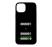 1+1=10 Binary Math Joke Programmer Humor Case for iPhone 15 Plus