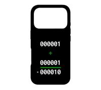1+1=10 Binary Math Joke Programmer Humor Case for iPhone 17 Pro