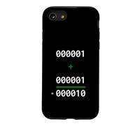 1+1=10 Binary Math Joke Programmer Humor Case for iPhone SE (2020) / 7/8