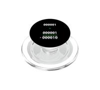 1+1=10 Binary Math Joke Programmer Humor PopSockets PopGrip for MagSafe