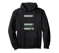 1+1=10 Binary Math Joke Programmer Humor Pullover Hoodie