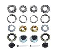1 1/16" To 1 3/8" Axles Trailer Wheel Hub Bearings Kit L68149 L68111 L44649 L44610 171255TB Seal Cover Cotter Pin Trailer Wheel Hub Bearing Kit Axles Seal Maintenance Bearing Oil Grease And