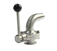 1-1/2" 19-38mm SS304 Stainless Steel one Side 1.5" Tri Clamp one Side Elbow Butterfly Valve(38mm)
