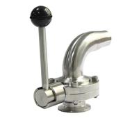1-1/2" 19-38mm SS304 Stainless Steel Sanitary one Side 1.5" one Side Elbow Valve(25mm)