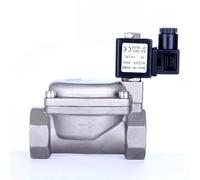 1-1/2"304 Stainlsess Steel High Pressure 1.6Mpa Normally Closed Brass Solenoid Valve Pilot Solenoid Valve(120VAC-VITION-SEAL)