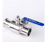 1-1/2" 38mm 304 Stainless Steel 3 Way T Port L Port Ball Valve 1.5" Tri Clamp Ferrule Type for Homebrew Diary Product(T Port)