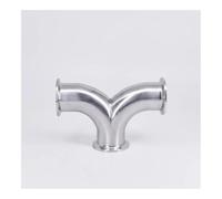 1-1/2" 38mm Pipe OD x 1.5" Tri Clamp Y-Shaped Elbow 3 Way SUS 316L Stainless Fitting