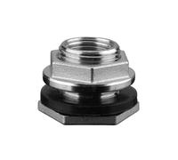 1-1/2"BSP Female Thread SUS304 Pipe Single Loose Key Swivel Fitting Nut Water Tank Jointer Connector