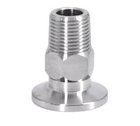 1-1/2" BSPT Male Female x KF 16 25 40 50 Vacuum Tri Camp Hex SUS 304 Stainless Steel Pipe Fitting(KF40 K55mm,BSPT Male_1-1/2")