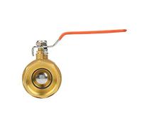 1-1/2 Female Thread Ball Valve, Brass Ball Valve for Water Oil Gas, Fast Opening and Closing, Design, Protection, Minimal,DN40 1-1/2 Ball Valve