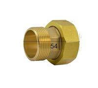 1-1/2" Female to 1-1/4" Male Hex Brass Union Pipe Fitting Water Gas Oil for Water Meter