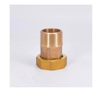 1-1/2" Female to 1-1/4" Male Hex Lengthen Brass Union Pipe Fitting Water Gas Oil for Water Meter