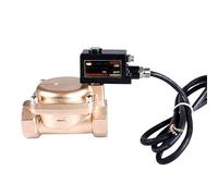 1-1/2" High Pressure 16 kg Explosion Proof Solenoid Brass IP65 Normally Closed AC220V DC24V for Water Oil Air(OneColor)