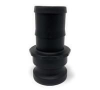 1-1/2 in. E-150 Male Camlock Adapter with Hose Barb Shank, Polypropylene, for Marine and Septic Pump-Out