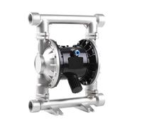 1-1/2 inch Fluid Ports Air Operated Double Diaphragm Pump, Industrial Use Transfer Pumps 40 GPM Pneumatic Transfer Max 120 PSI, Aluminum Waste Oil Transfer Air Pump Pneumatic Oil Pump