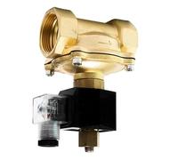 1-1/2 Inch Normally Open Brass Solenoid Valve - IP65 Waterproof Electric Water Valve(240VAC)