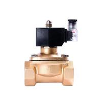 1-1/2" Normally Closed Brass Solenoid Valve 2T Series Liquefied Petroleum Gas Natural Gas DN40 Switch Water Valves 220V 24V 12V(G-240VAC)