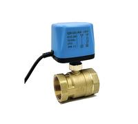 1-1/2" Normally Closed/Open 2-Way Brass Electric Ball Valve 220V 12V 24V 2-Wire Motorized Replace Solenoid(12vdc-Normally Open)