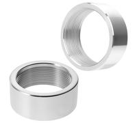 1-1/2" NPT Female Half Coupling Aluminum 6061-T6 Pipe Weld-On Bung Weldable Fitting Adapter for Fuel Tank Port Hydraulic Reservoir 1.5" NPT Thread 1-1/2" inch Butt Weld Aluminum Natural (2 Pack)