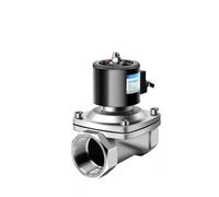 1-1/2" Stainless Steel Normally Closed Explosion Proof Solenoid Valve Water Valve Chemical Coal Mine Natural Gas Valve 220V(BSP-24VDC)
