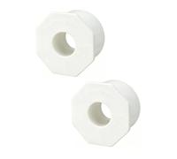 1-1/2 x 1/2 Inch Schedule 40 PVC Slip Reducer Coupling, Socket x Socket Pipe Fitting for Irrigation & Plumbing, White, 2 Pack