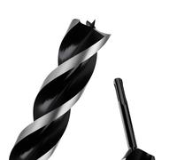 1-1/2" x 12" Auger Drill Bit with SDS Plus Shank for Wood,Tri Flute Ship Auger Long Drill Bit for Soft and Hard Wood,Tree Stump,Plastic,Drywall and Composite Materials