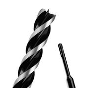 1-1/2" x 24" Auger Drill Bit with SDS Plus Shank for Wood,Tri Flute Ship Auger Long Drill Bit for Soft and Hard Wood,Tree Stump,Plastic,Drywall and Composite Materials