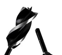 1-1/2" x 6" Auger Drill Bit with SDS Plus Shank for Wood,Tri Flute Ship Auger Long Drill Bit for Soft and Hard Wood,Tree Stump,Plastic,Drywall and Composite Materials