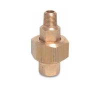 1 1/4 Inch Brass Fitting Connector with Tapered Seal